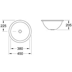 Раковина Villeroy & Boch Loop&Friends 61813801