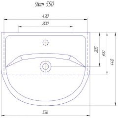 Комплект мебели Style Line Ирис 55