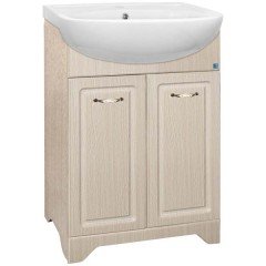 Тумба с раковиной Style Line Олеандр-2 55 белый