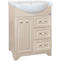 Тумба с раковиной Style Line Олеандр-2 65 белый
