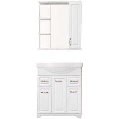 Тумба с раковиной Style Line Олеандр-2 75 белый