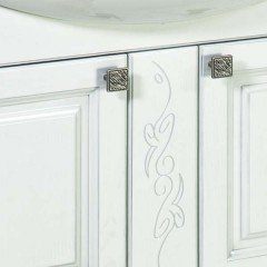 Комплект мебели ASB-Woodline Модена 85 белый массив ясеня