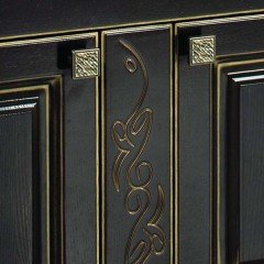 Комплект мебели ASB-Woodline Модена 105 орех массив ясеня