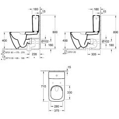Унитаз Villeroy & Boch Venticello 4612R0R1 DirectFlush