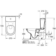 Унитаз Villeroy & Boch Hommage 666210R1