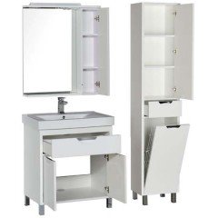 Комплект мебели Aquanet Гретта 75 белый 00170886