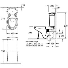 Бачок сливной Villeroy & Boch Amadea 779516R1