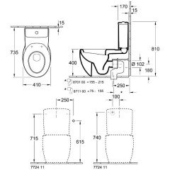 Бачок сливной Villeroy & Boch Aveo new generation 772411R1