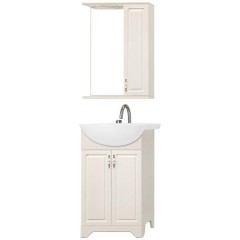 Тумба с раковиной Style Line Олеандр-2 55 рельеф пастель