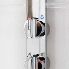 Душевая кабина IDO Showerama 8-5 100x100 стекло Dandelion, профиль белый 4985129010