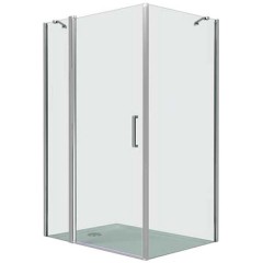 Душевое ограждение BAS Пандора WTW-120-C-CH + SP-90-С-CH,120x90