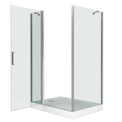 Душевое ограждение BAS Пандора WTW-120-C-CH + SP-90-С-CH,120x90