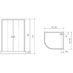 Душевая кабина Aqualux AQ-4170GM (Wh) Idro