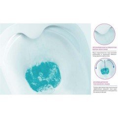 Унитаз подвесной Cersanit Carina Clean On slim