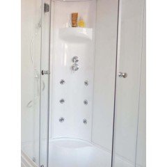 Душевая кабина Royal Bath RB8120BK3-WT L