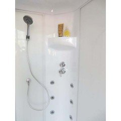 Душевая кабина Royal Bath RB8120BK3-WT L