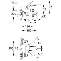 Набор для ванной комнаты Grohe Euroeco 124428
