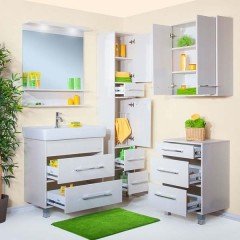 Шкаф подвесной Бриклаер Чили 62 светлая лиственница