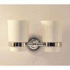 Стакан двойной настенный Magliezza Kollana 80506-cr