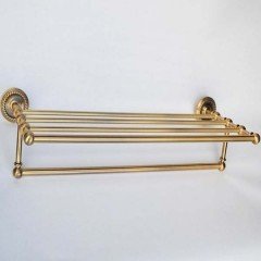 Полка-полотенцедержатель Magliezza Kollana 80515-br
