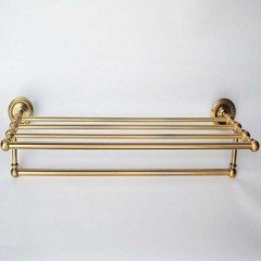 Полка-полотенцедержатель Magliezza Kollana 80515-br