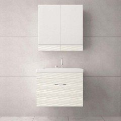 Тумба под раковину Style Line Ассоль 70 люкс техно платина plus SL-1224
