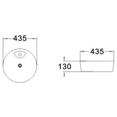 Раковина накладная Sturm Spring ST-SP304301-NBNCR