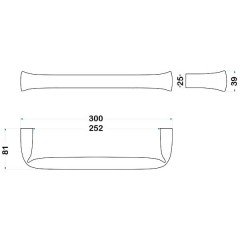 Полотенцедержатель Sturm Kylie LUX-KYL-PS810-CR