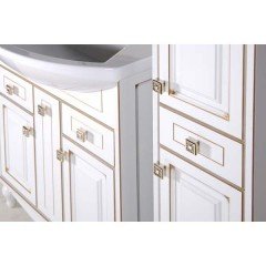 Комплект мебели ASB-Woodline Верона 75 белый массив ясеня