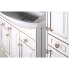 Комплект мебели ASB-Woodline Верона 85 белый массив ясеня