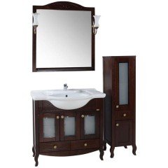 Зеркало ASB-Woodline Флоренция 85 бук тироль массив ясеня