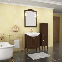 Тумба с раковиной ASB-Woodline Флоренция 65 бук тироль массив ясеня