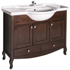Тумба с раковиной ASB-Woodline Флоренция 105 бук тироль массив ясеня