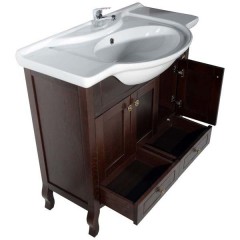 Тумба с раковиной ASB-Woodline Флоренция 105 бук тироль массив ясеня