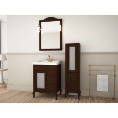 Тумба с раковиной ASB-Woodline Флоренция квадро 60 бук тироль массив ясеня