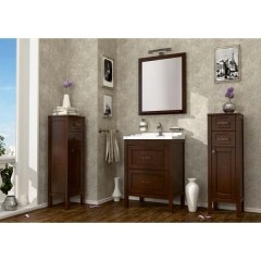 Тумба с раковиной ASB-Woodline Римини 60 бук тироль массив ясеня