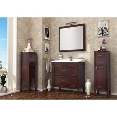 Тумба с раковиной ASB-Woodline Римини 80 бук тироль массив ясеня