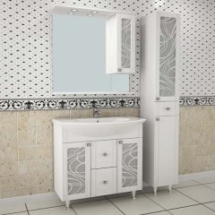 Тумба с раковиной ASB-Mebel Альфа кристалл 80
