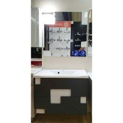 Комплект мебели Opadiris Smile Санторини 80 серый
