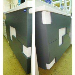 Комплект мебели Opadiris Smile Санторини 80 серый