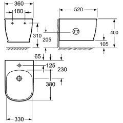 Биде подвесное BelBagno Prado BB10150BH