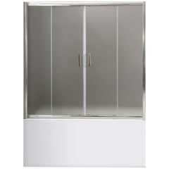 Шторка на ванну BelBagno Uno UNO-VF-2-150/145-P-Cr