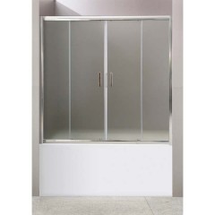 Шторка на ванну BelBagno Uno UNO-VF-2-150/145-P-Cr