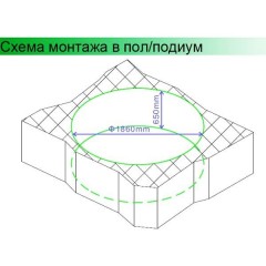 Ванна акриловая Gemy G9090 O red