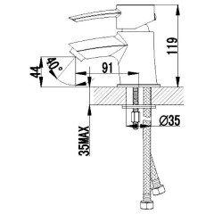 Смеситель для раковины Lemark Atlantiss LM3256C