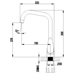 Смеситель для кухни Lemark Pramen LM3355C