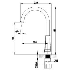 Смеситель для кухни Lemark Unit LM4555C