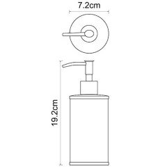 Дозатор жидкого мыла WasserKRAFT Rossel K-5799
