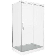 Душевое ограждение GooDDooR Galaxy WTW-120-C-CH+SP-80-C-CH