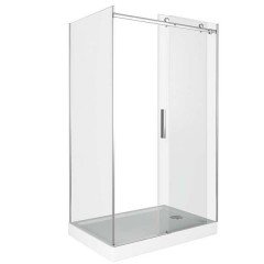 Душевое ограждение GooDDooR Galaxy WTW-120-C-CH+SP-80-C-CH